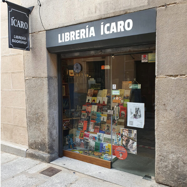 Punto de Venta Corium Deus en la Librería Icaro de La Granja